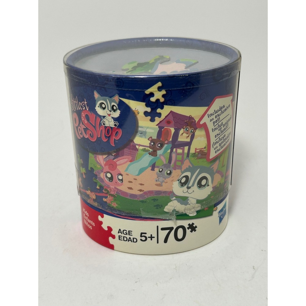 Littlest Pet Shop 70 Piece Jigsaw Puzzle 2008 Hasbro MB‎ Puzzle 10x13 Playground